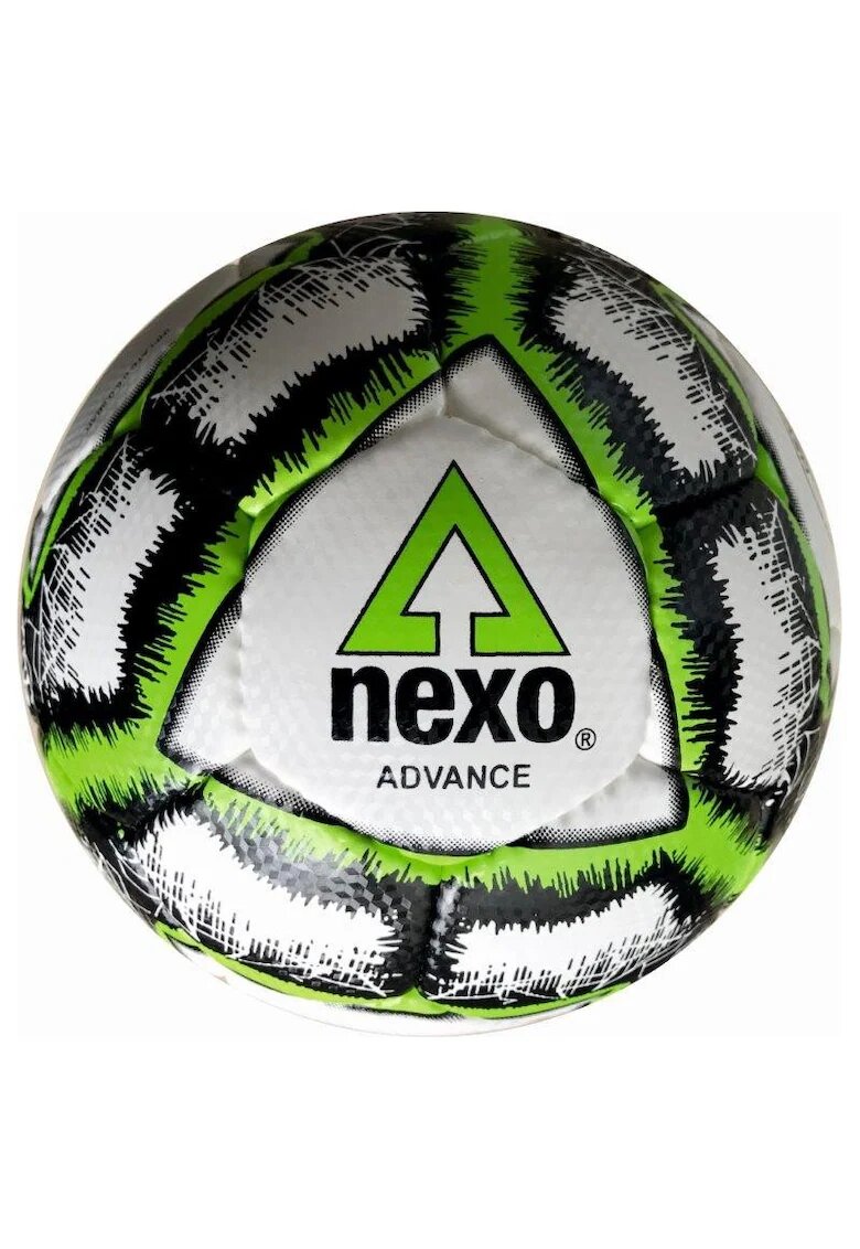 NEXO Minge fotbal ADVANCE - marimea 5 - alb/verde/negru