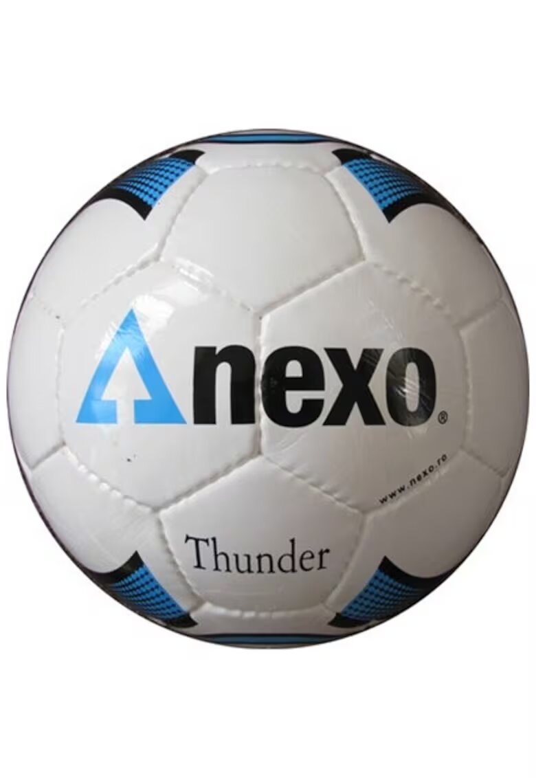NEXO Minge fotbal THUNDER - marimea 5 - alb/albastru/negru