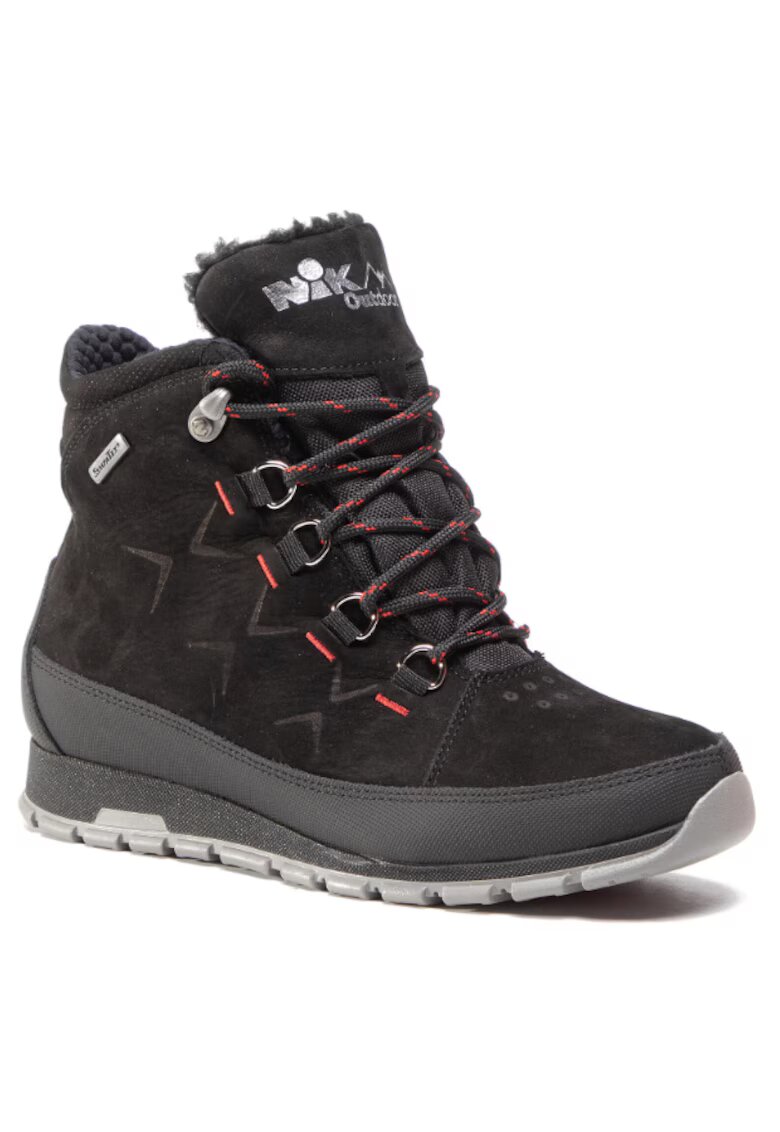 NIK Ghete dama - 207700451 - Negru - Piele naturala/Piele nabuc -