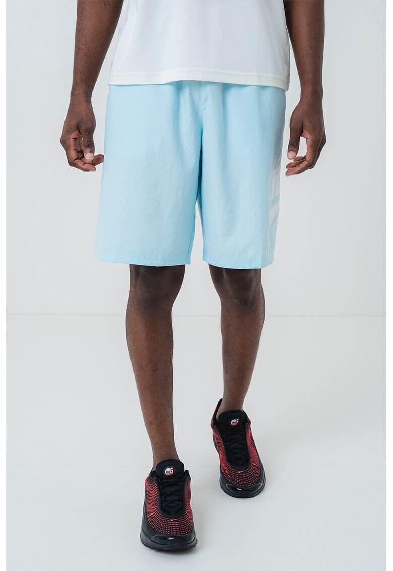 Nike Bermude cu logo - Albastru pastel