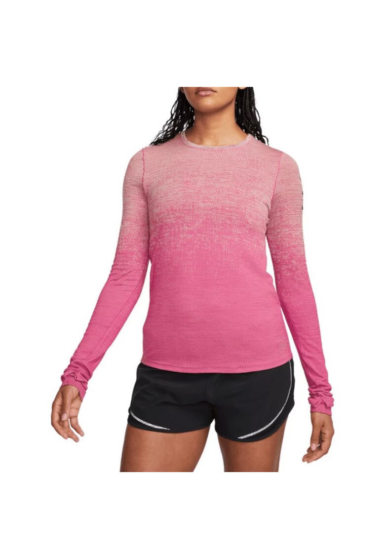 Nike Bluza alergare dama Dri-FIT Advance Run Division SS 2023 - Roz