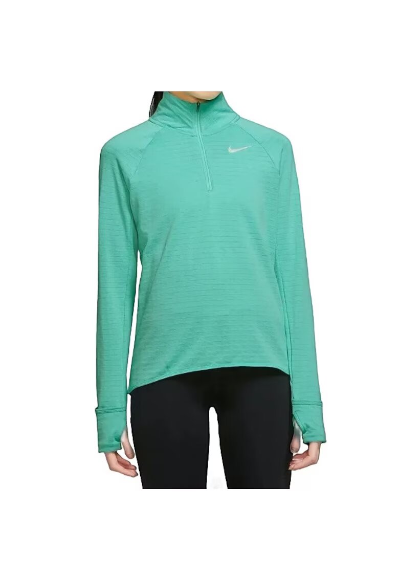Nike Bluza alergare dama Therma-FIT Element 1/2-Zip - Verde - Verde