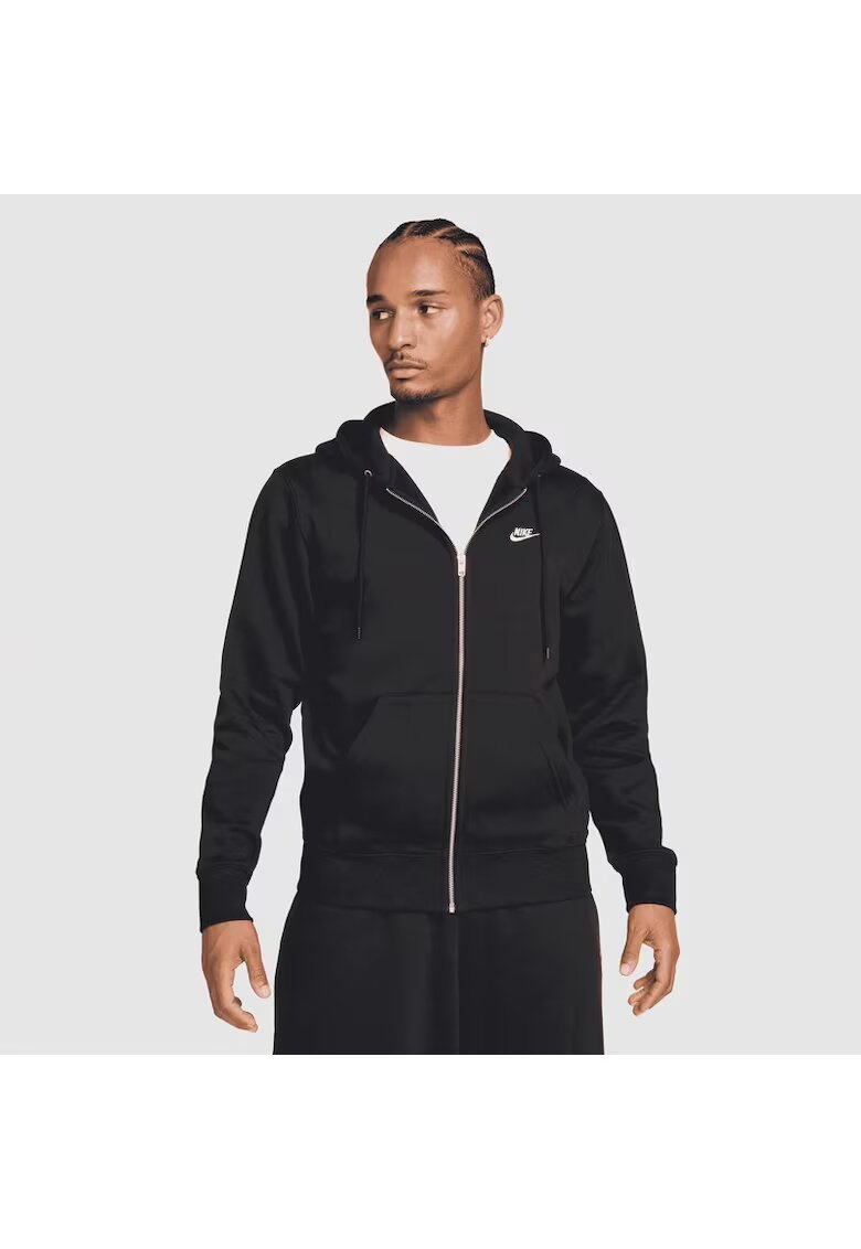 Nike Bluza cu fermoar M NK CLUB BB FZ HOODIE-FN3861-010