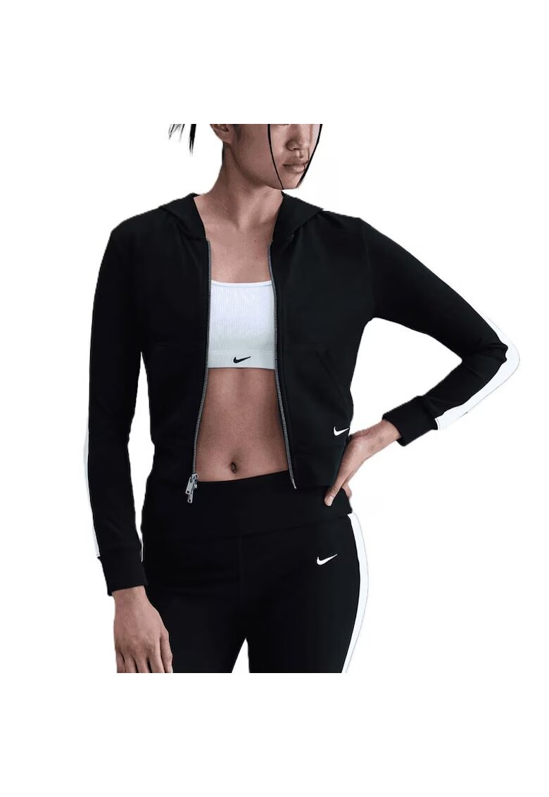 Nike Bluza cu fermoar W NSW FZ HD LS TOP GLS-IH4061-010