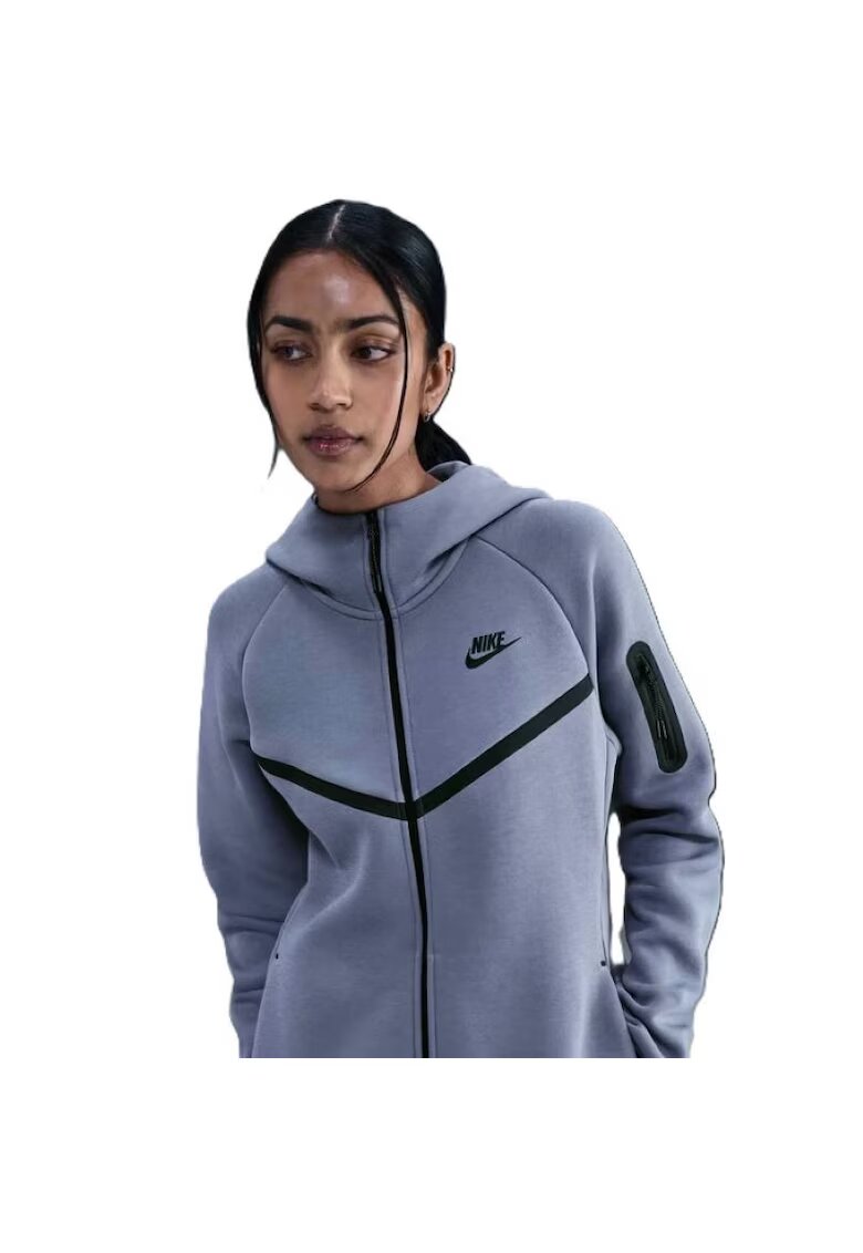 Nike Bluza cu fermoar W NSW TCH FLC WR FZ HDY 2-HV6747-499