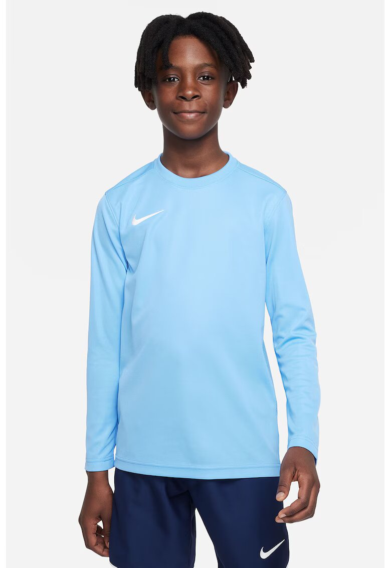 Nike Bluza cu logo si tehnologie Dri-Fit pentru fotbal - Albastru pastel