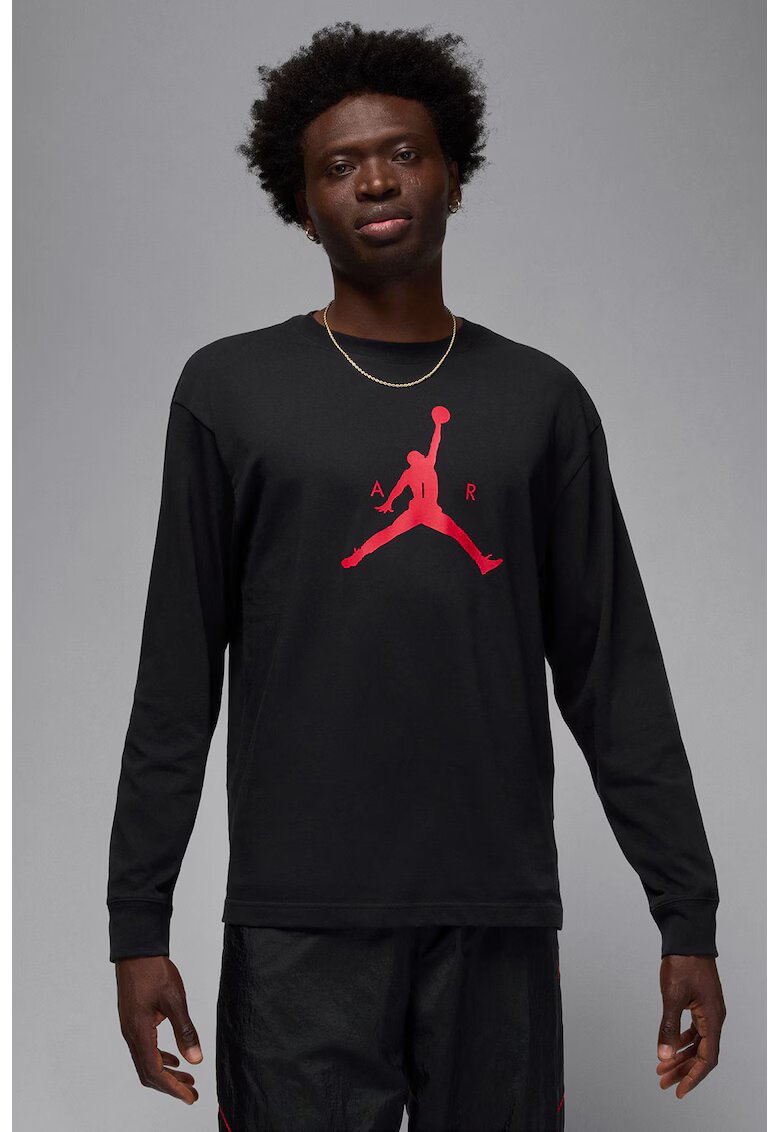 Nike Bluza de trening cu decolteu la baza gatului - pentru baschet Jumpman - Rosu/Negru