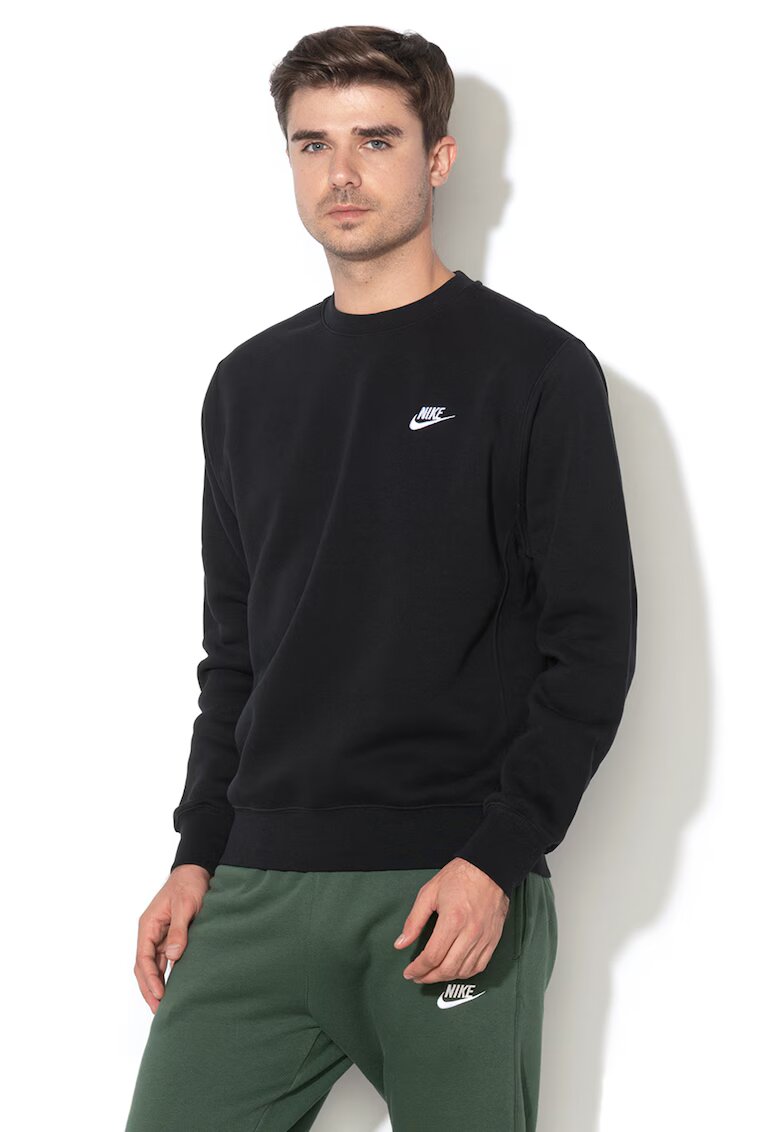 Nike Bluza de trening cu decolteu la baza gatului Sportswear369 - Alb/Negru