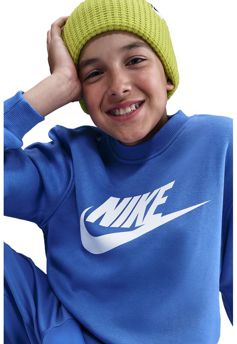 Nike Bluza de trening din amestec de bumbac cu logo Club - Albastru royal