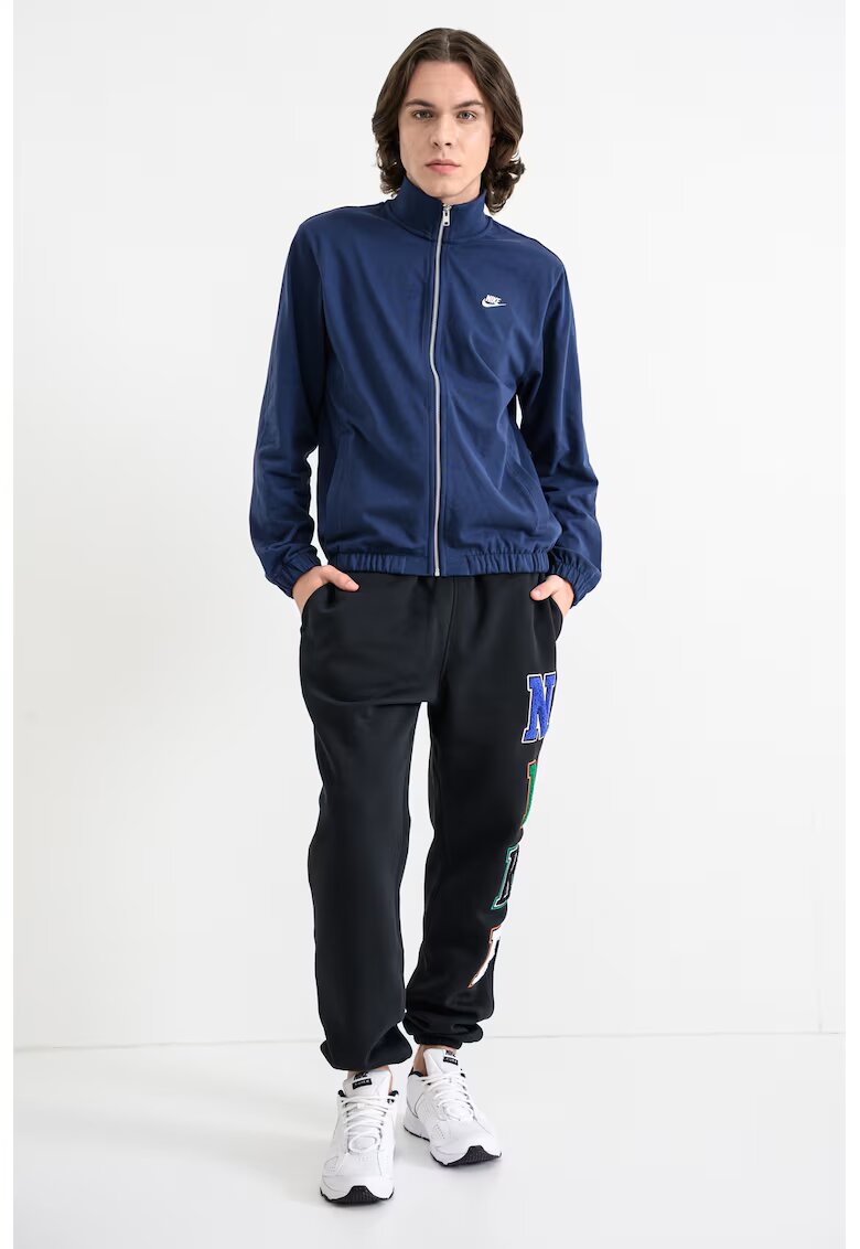 Nike Bluza de trening din bumbac cu logo - Albastru ultramarin