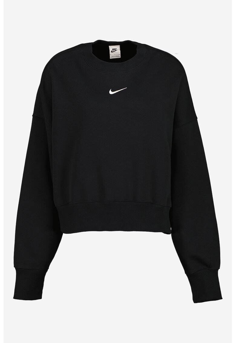 Nike Bluza de trening lejera cu maneci cazute Phoenix - Negru