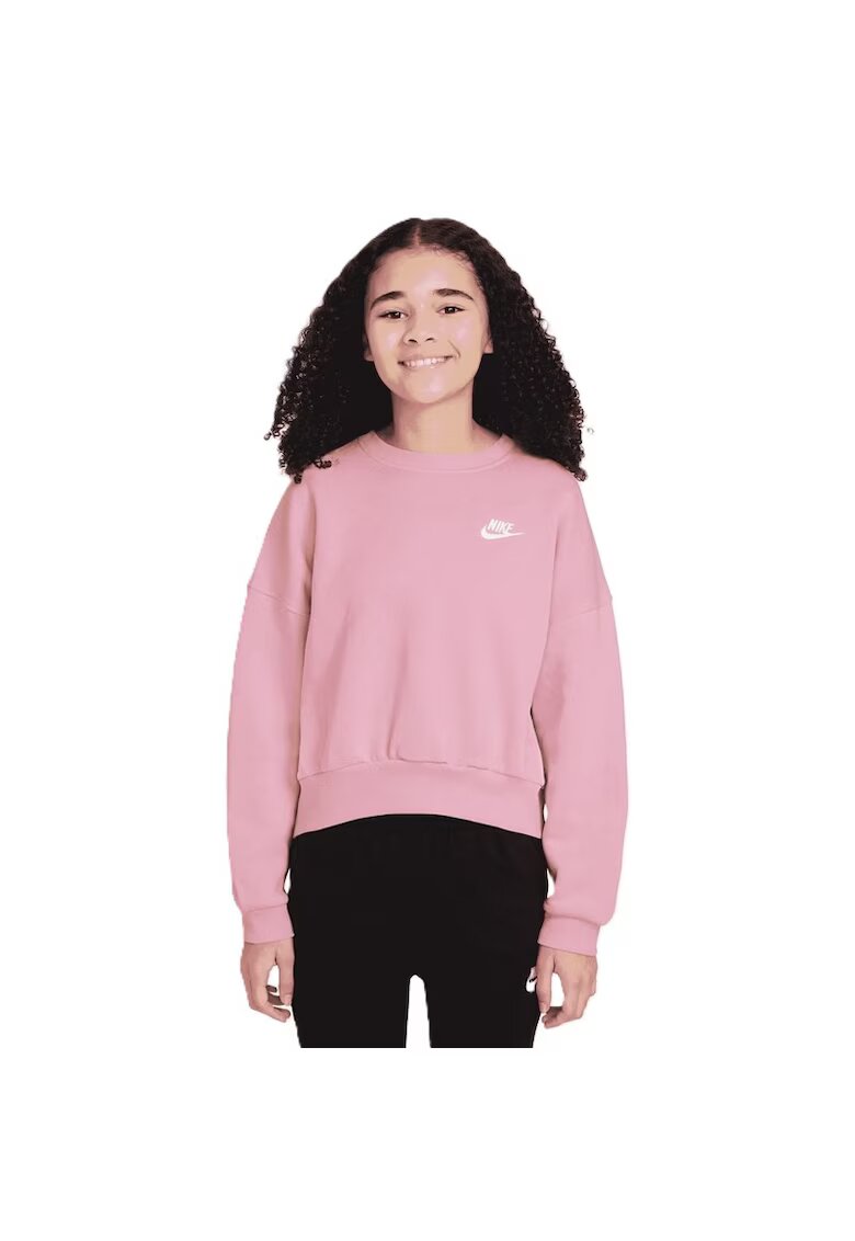 Nike Bluza G NSW CLUB FLC BXY CRW LBR-FZ9244-690