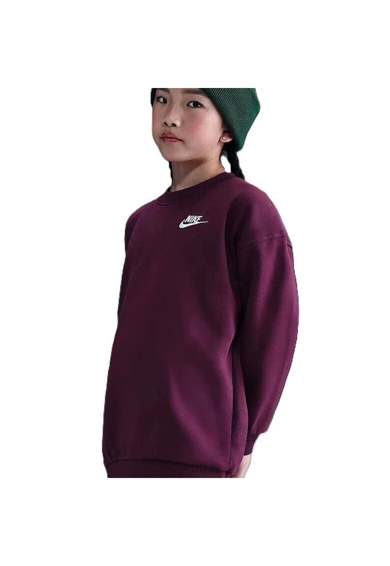 Nike Bluza G NSW CLUB FLC OVRSZD CREW LBR-FD2923-610