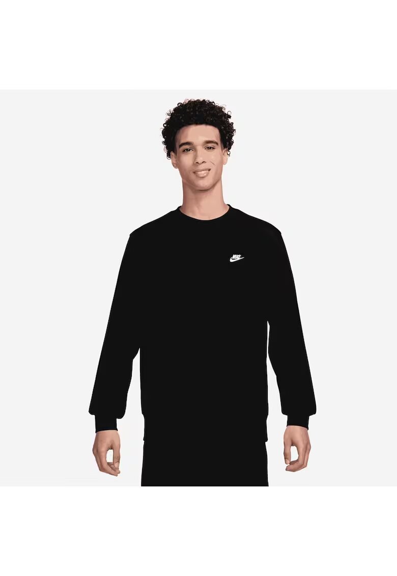 Nike Bluza pentru Barbati - m nk club ft crew - FN3888-010 - XS INTL - Negru