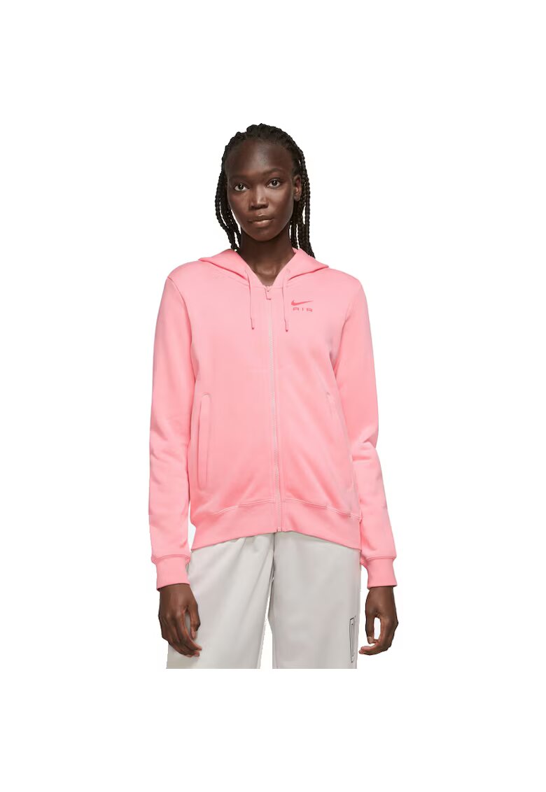 Nike Bluza pentru Femei - w nsw air flc hd fz - DV8046-611 - Roz - Roz