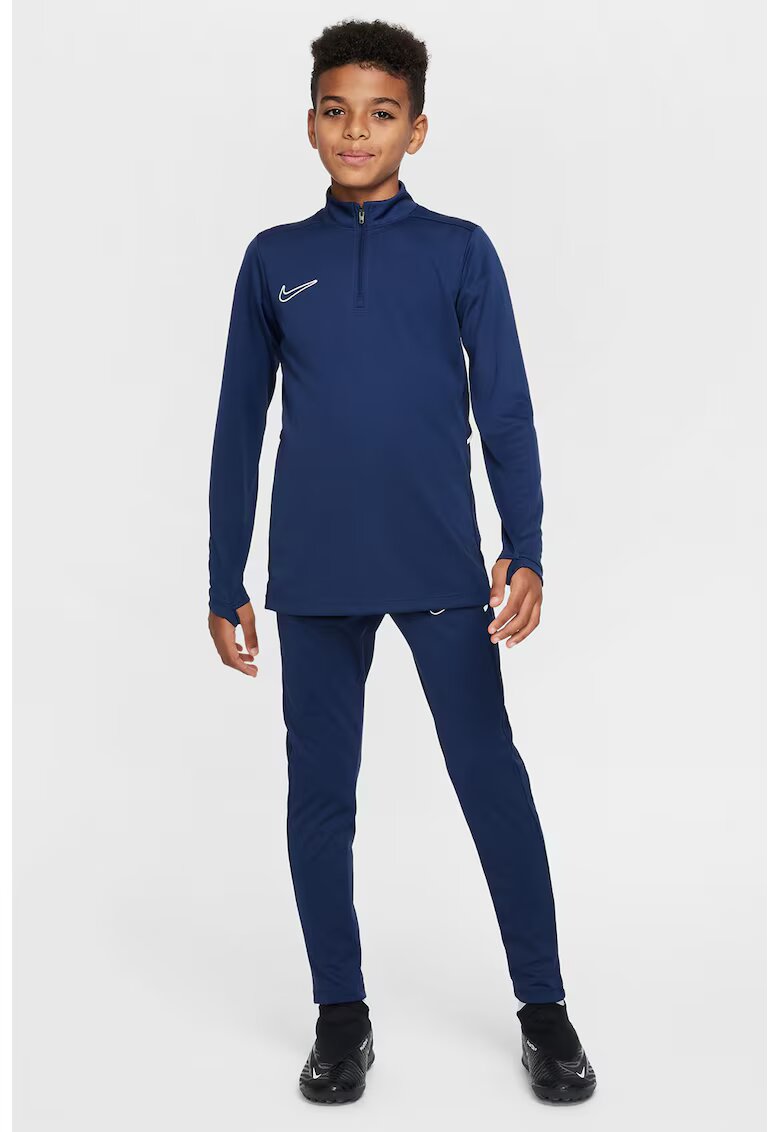 Nike Bluza slim-fit cu logo - pentru fotbal - Albastru inchis/Alb murdar