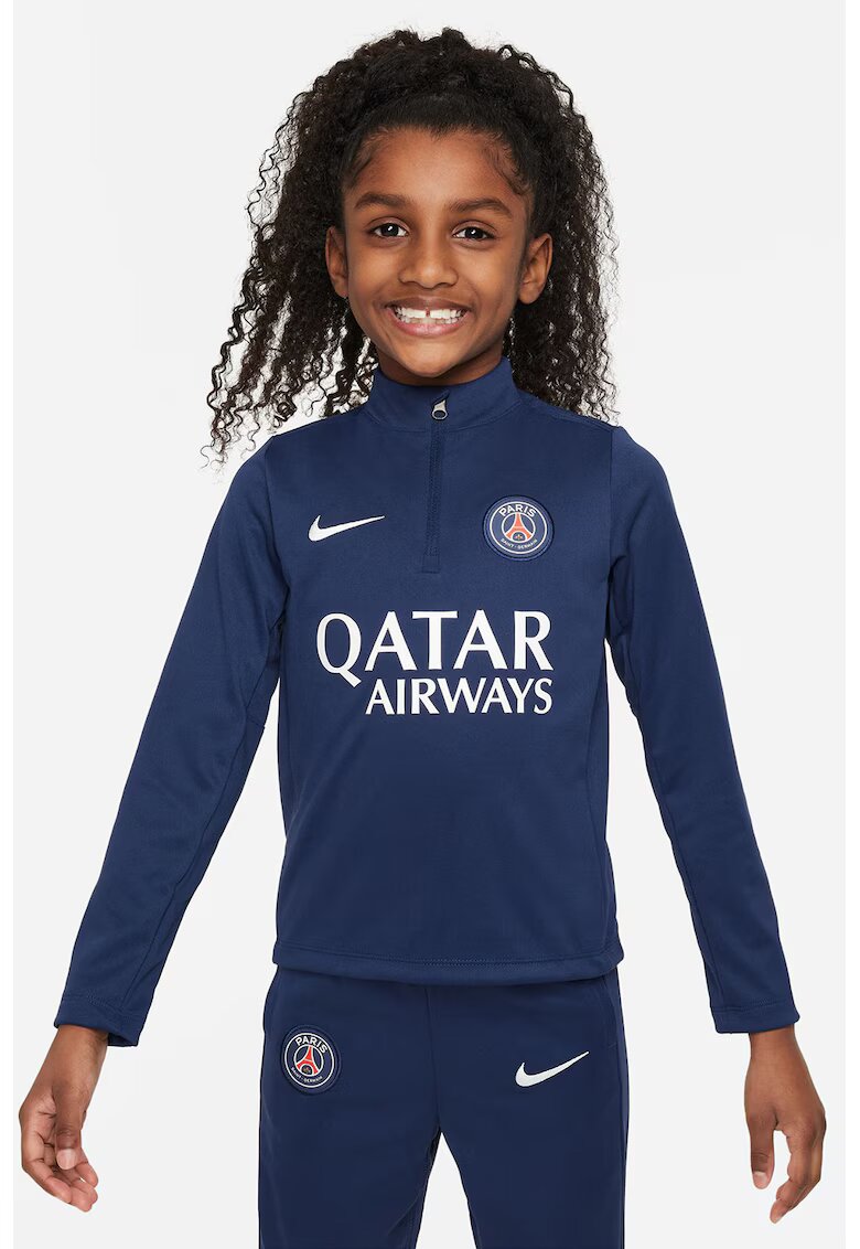 Nike Bluza slim fit PSG - Alb/Bleumarin