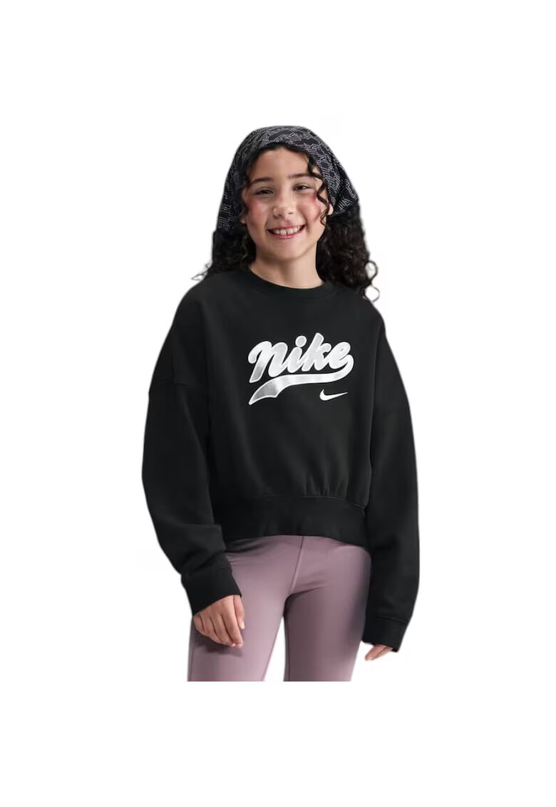 Nike Bluza Trend Fleece Crop 47408 - Negru