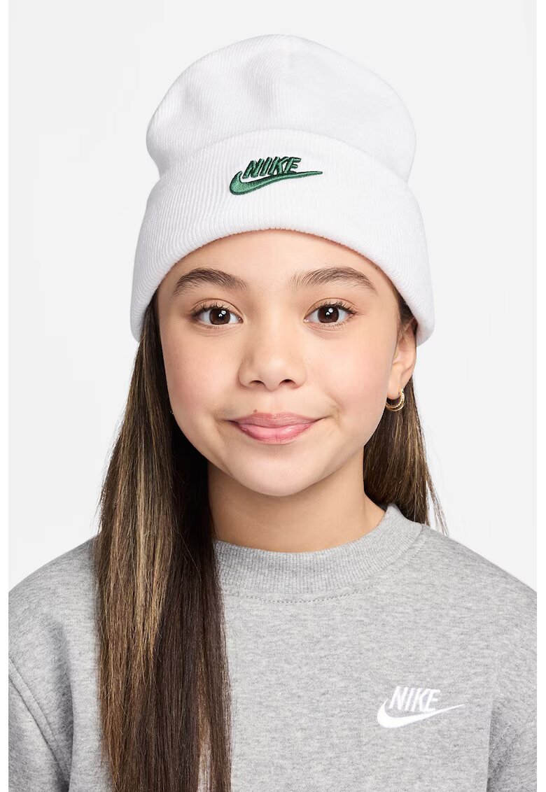 Nike Caciula cu logo brodat Peak - Alb