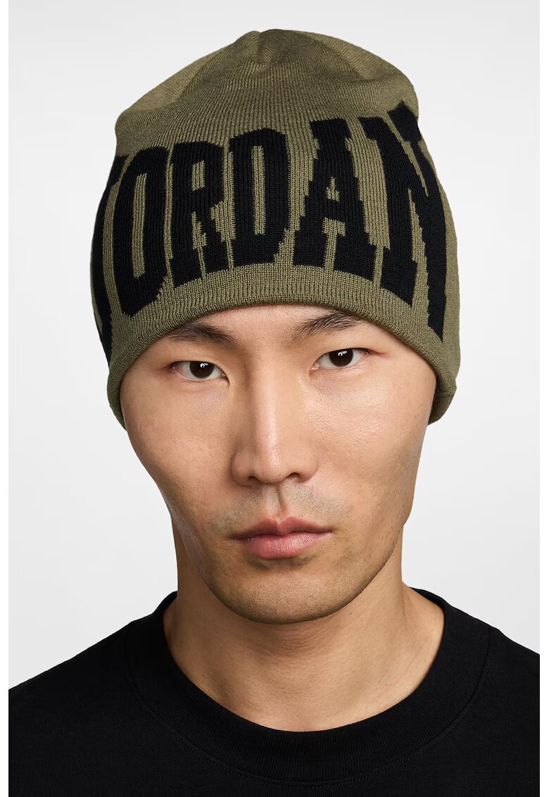 Nike Caciula cu logo Jordan Peak - Negru/Verde masliniu