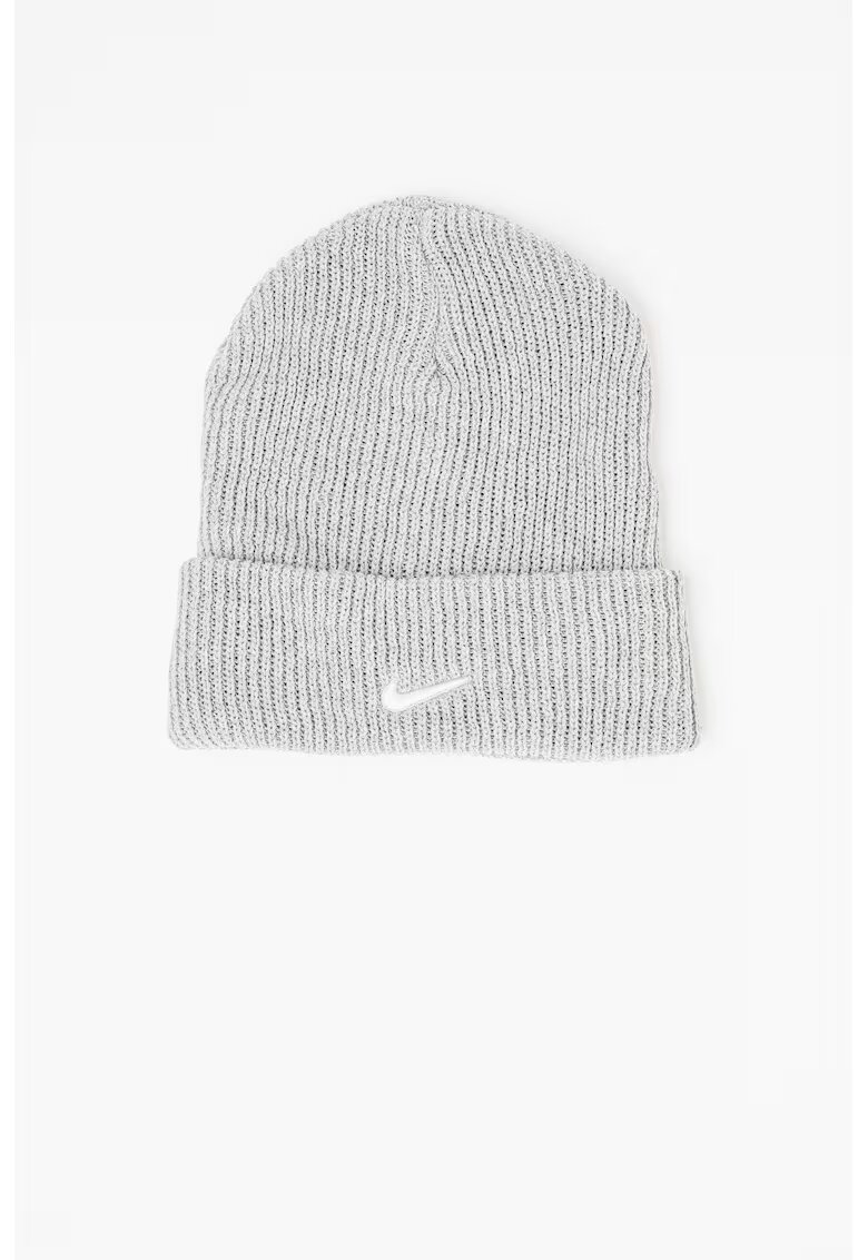 Nike Caciula unisex striata Peak - Gri melange