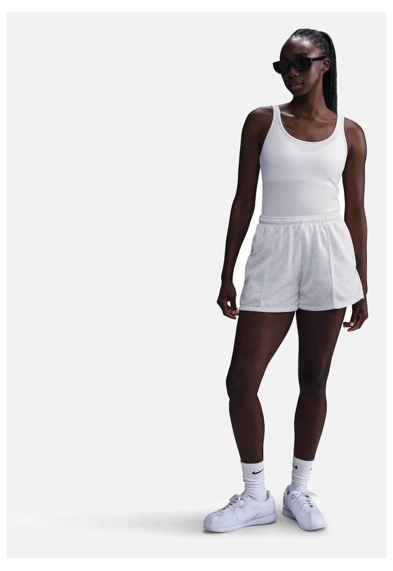 Nike Chill Terry pantaloni scurti cu talie inalta