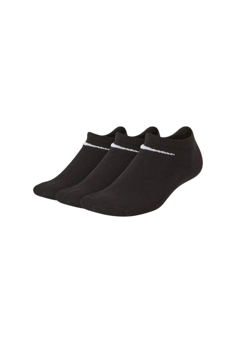 Nike Ciorapi Basic No-Show 3 Perechi Negru 27-35 EU