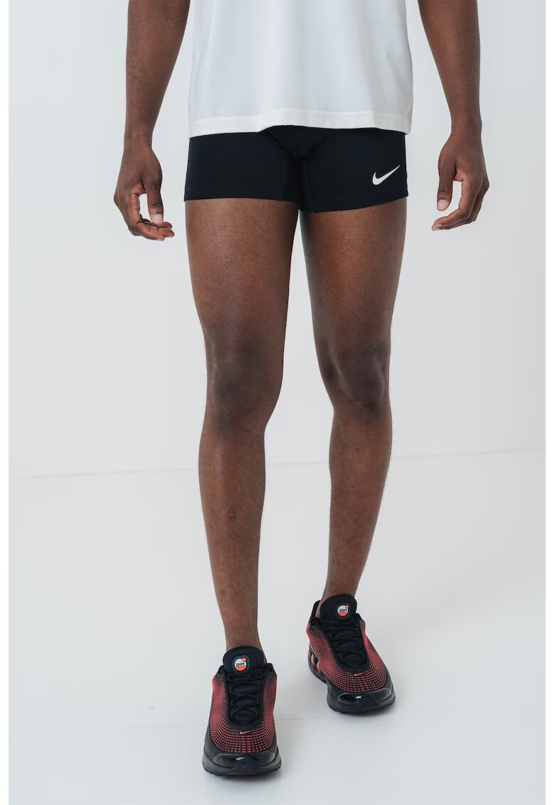 Nike Colanti scurti cu logo - pentru fitness - Negru