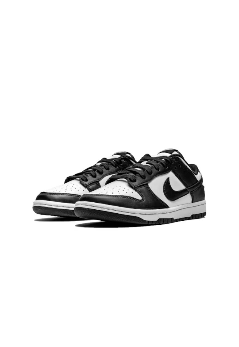 Nike Dunk Low Piele intoarsa - Alb/Negru