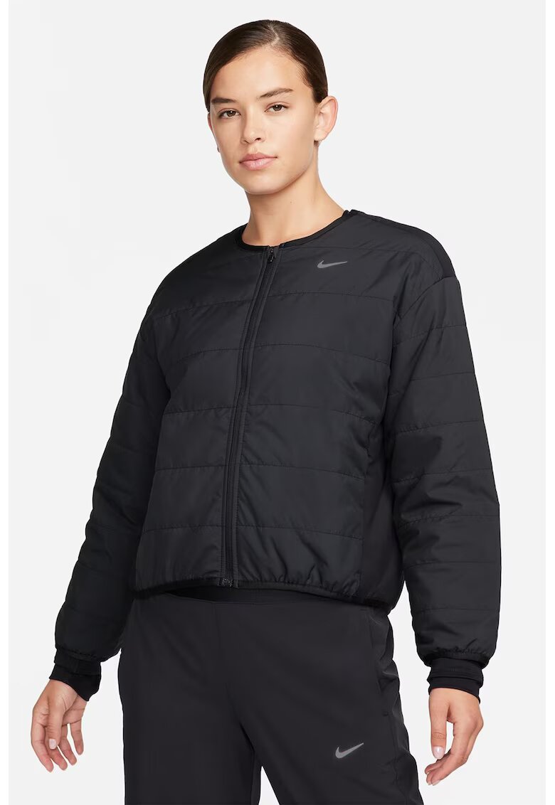 Nike Geaca cu fente pentru degetul mare - pentru alergare Swift - Negru