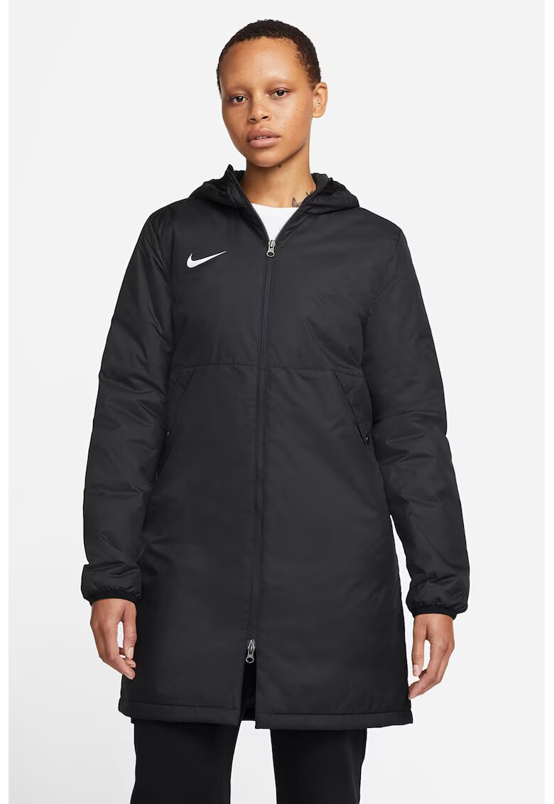 Nike Geaca cu gluga pentru fotbal - Alb/Negru