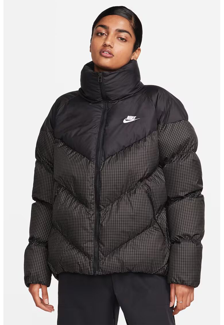 Nike Geaca cu tehnologie Therma Fit - Alb/Negru