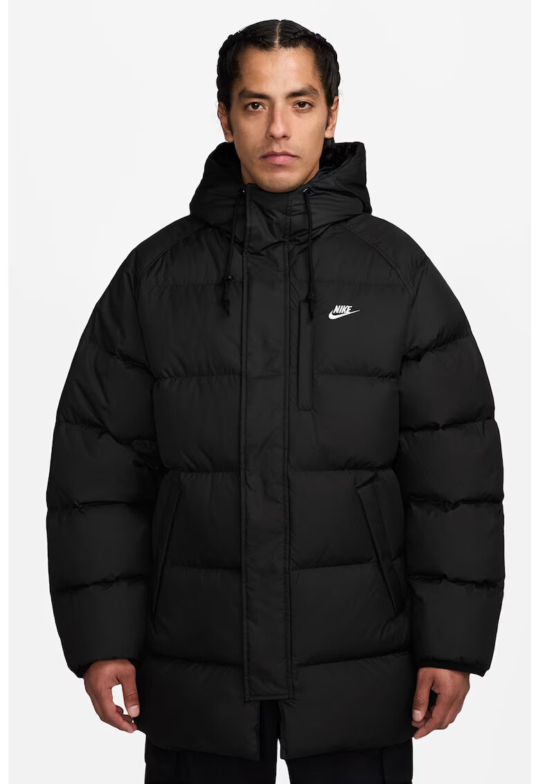 Nike Geaca cu vatelina si buzunare oblice - Negru