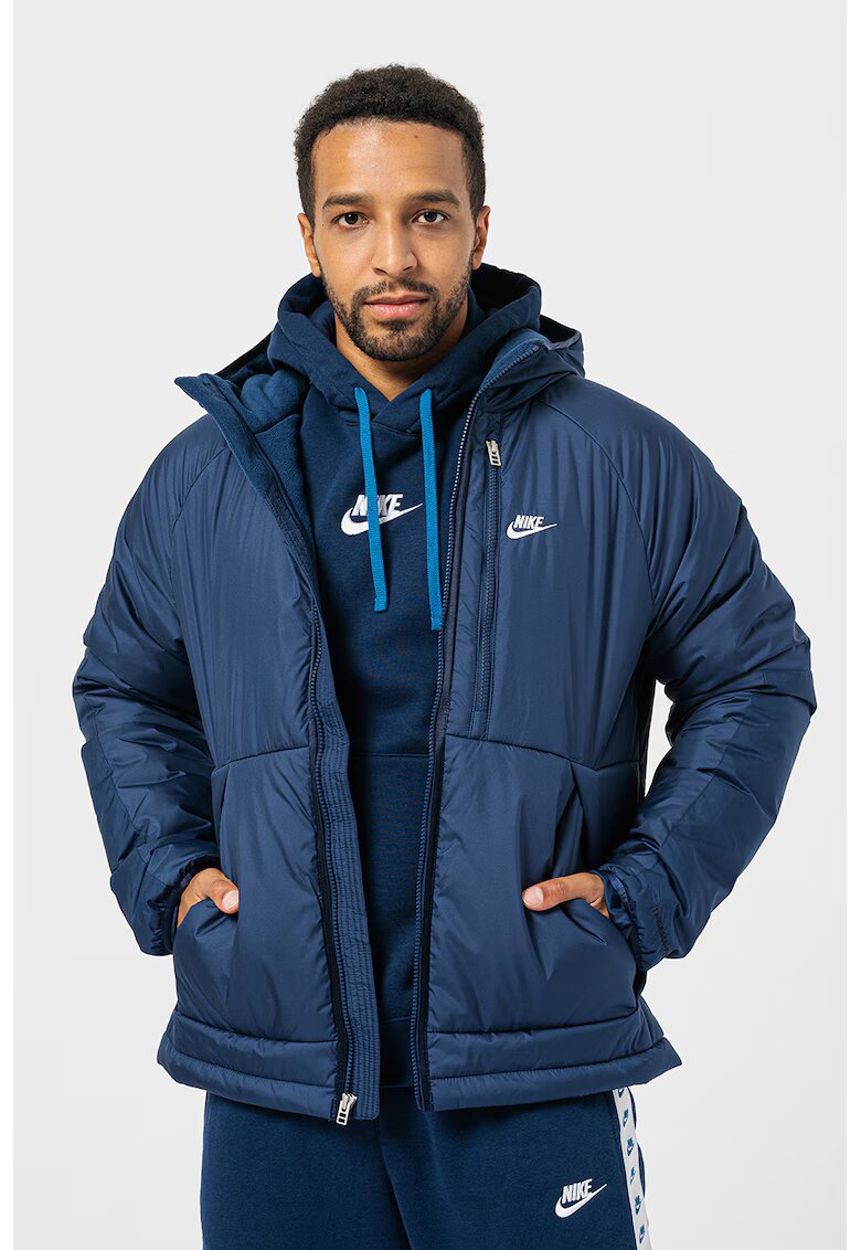 Nike Geaca cu vatelina si gluga Legacy - Bleumarin