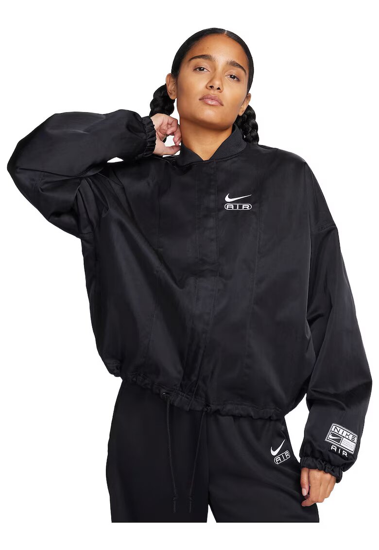 Nike Geaca femei Air Oversized Woven Bomber Jacket - Negru - Negru