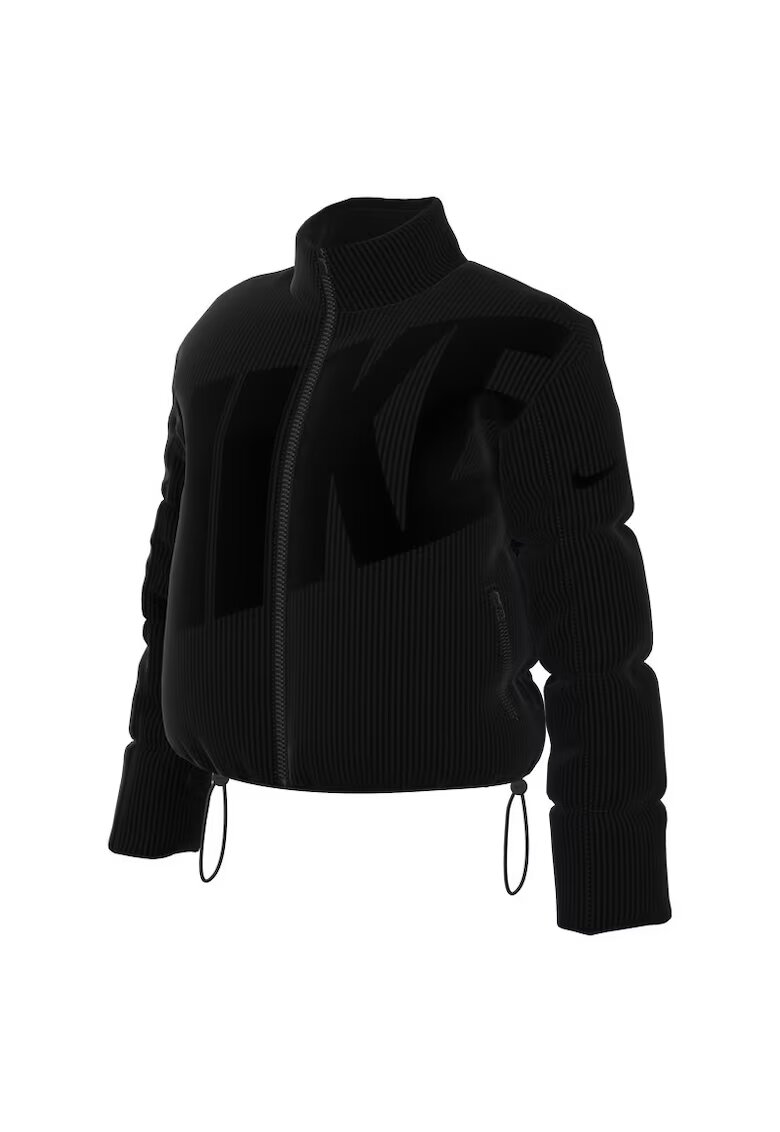 Nike Geaca pentru Femei - w nsw tf ecdwn gs cozy pfr - FB8727-010 - Negru - Negru
