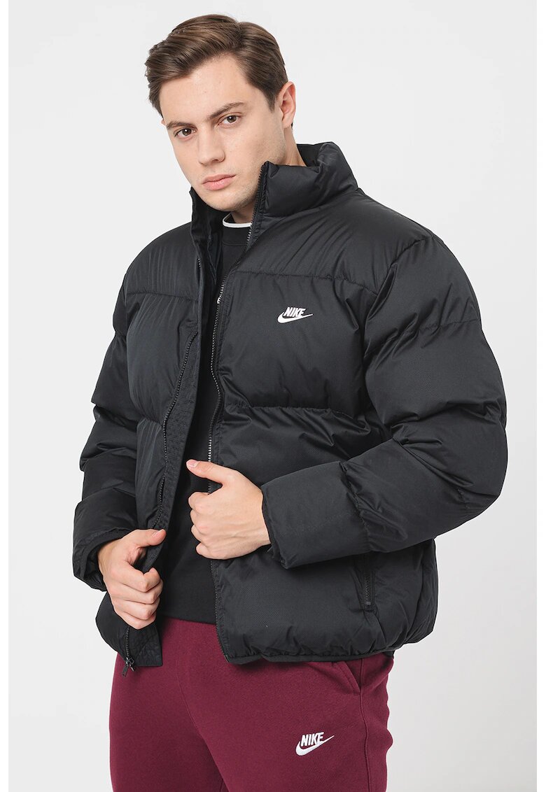 Nike Geaca rezistenta la apa cu vatelina - Negru