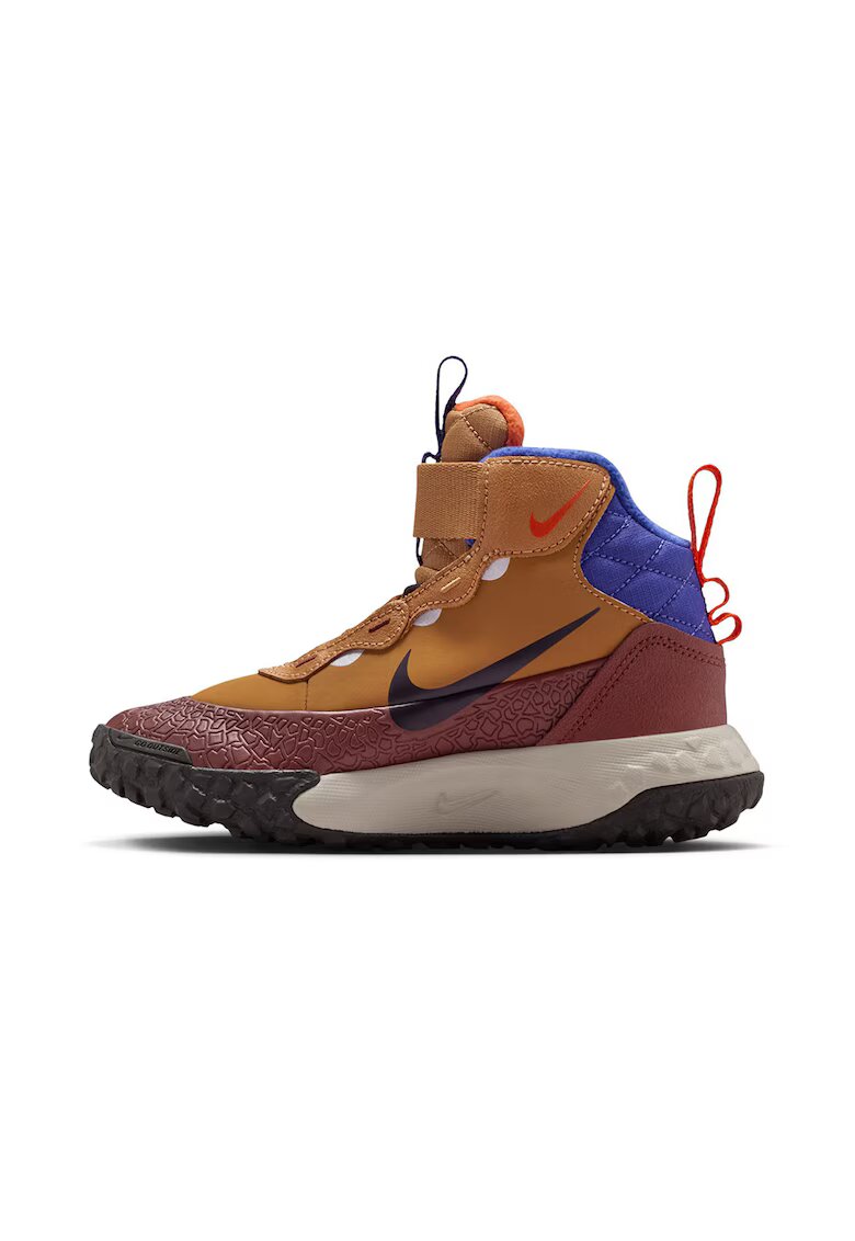 Nike Ghete cu insertii din piele Terrascout - Violet/Maro scortisoara