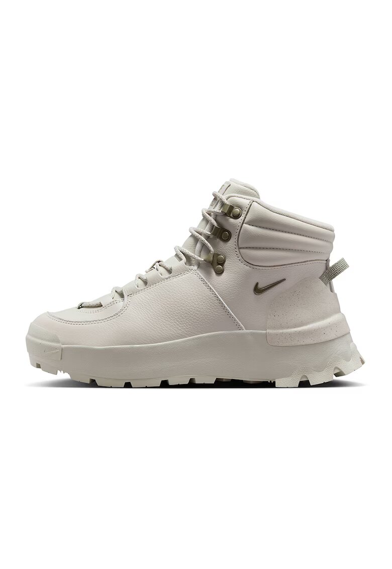 Nike Ghete de piele si piele ecologica - Crem