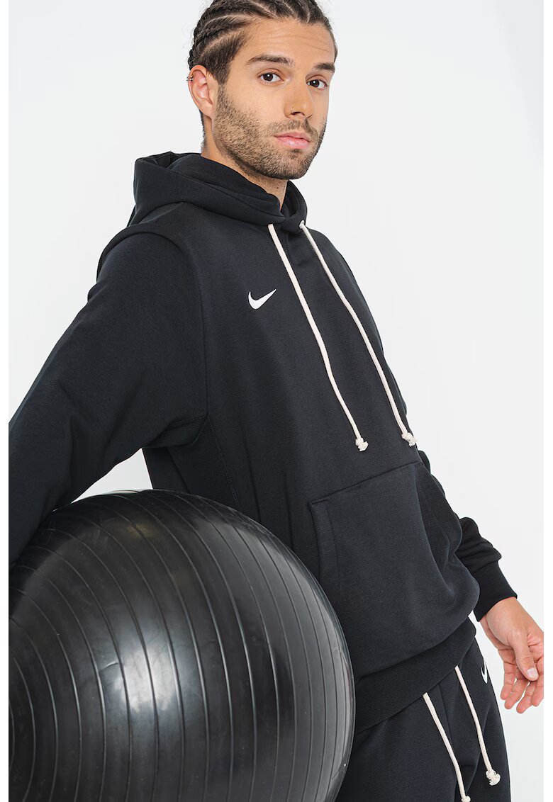 Nike Hanorac cu buzunar kangaroo - pentru fotbal - Alb/Negru