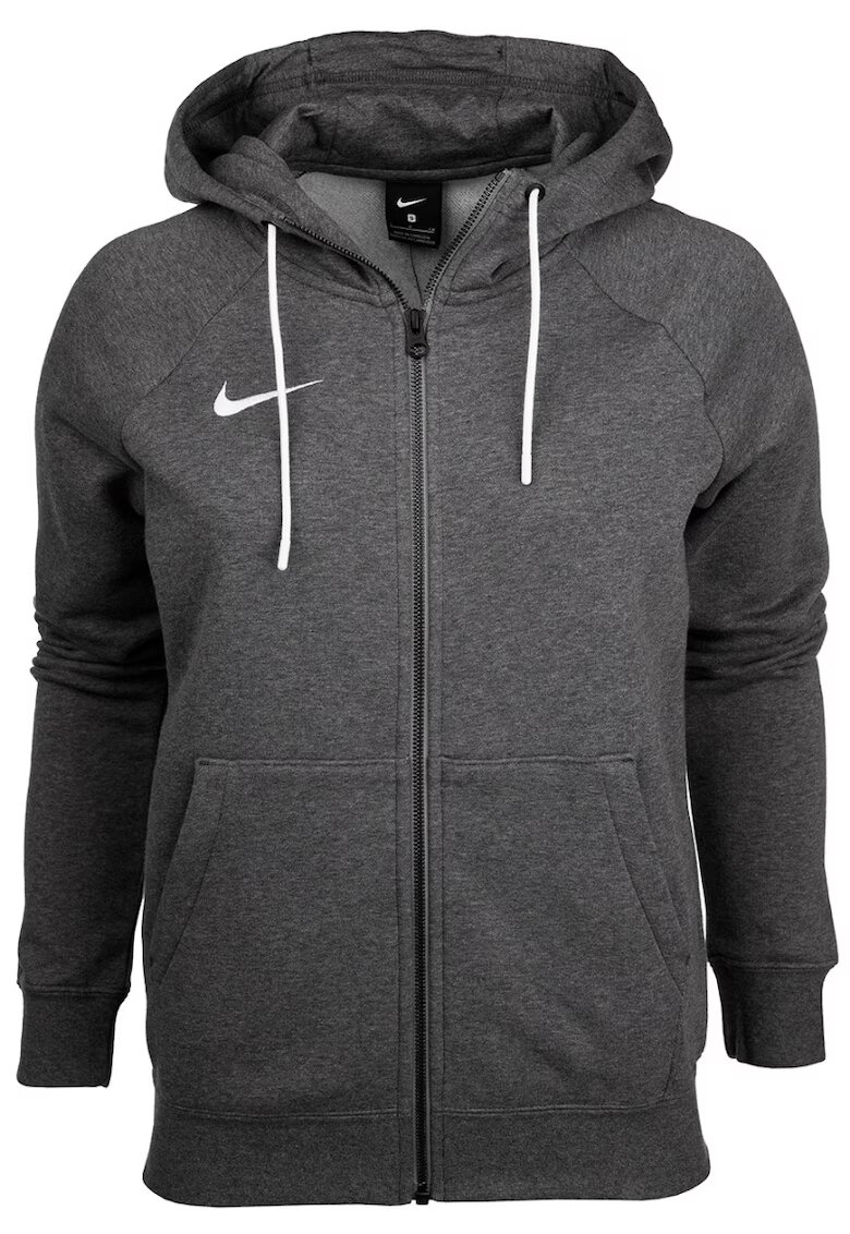 Nike Hanorac cu fermoar si buzunare oblice pentru fotbal - Gri