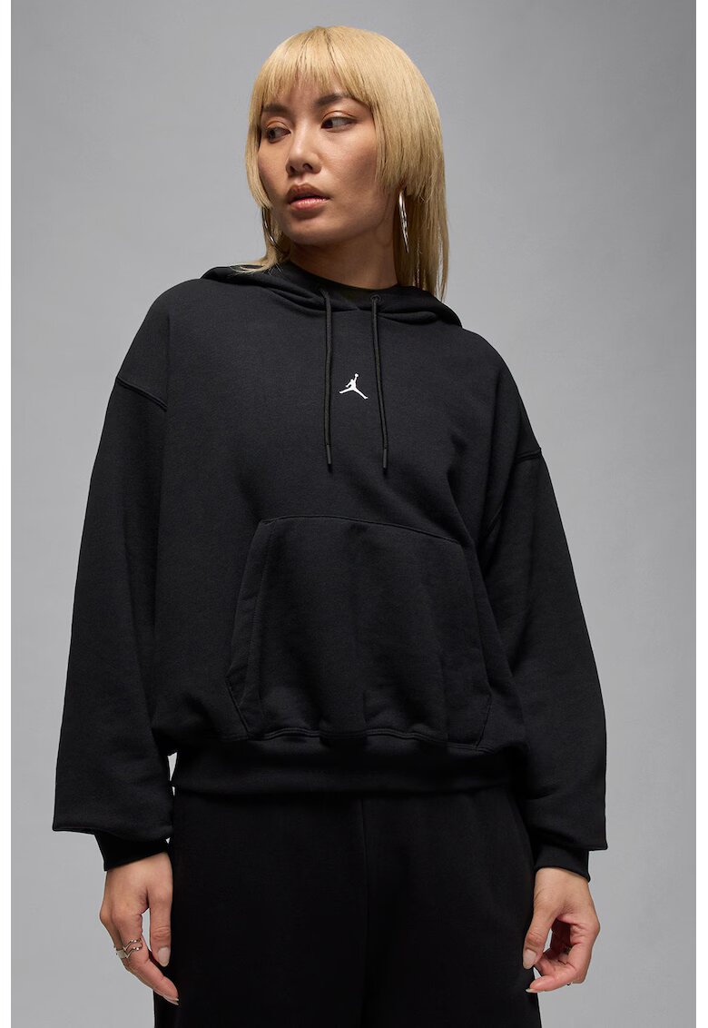 Nike Hanorac cu maneci cazute - pentru fitness - Negru
