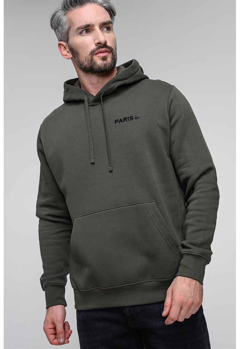 Nike Hanorac din fleece pentru fotbal Paris Saint-Germain - Kaki inchis