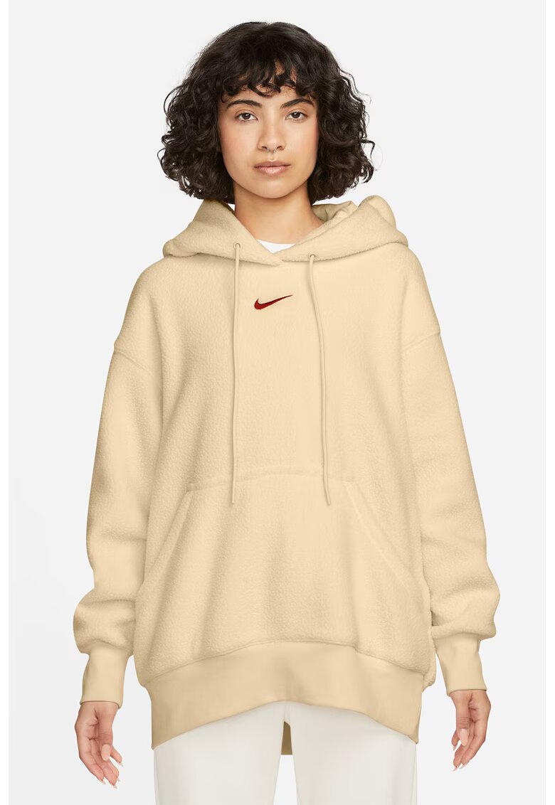 Nike Hanorac plusat cu logo - Bej