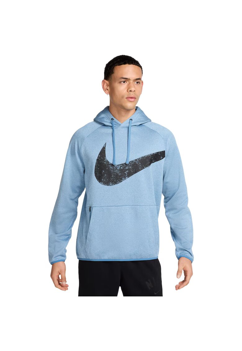 Nike Hanorac Therma-FIT Swoosh PO 51190 - Alb/Albastru deschis