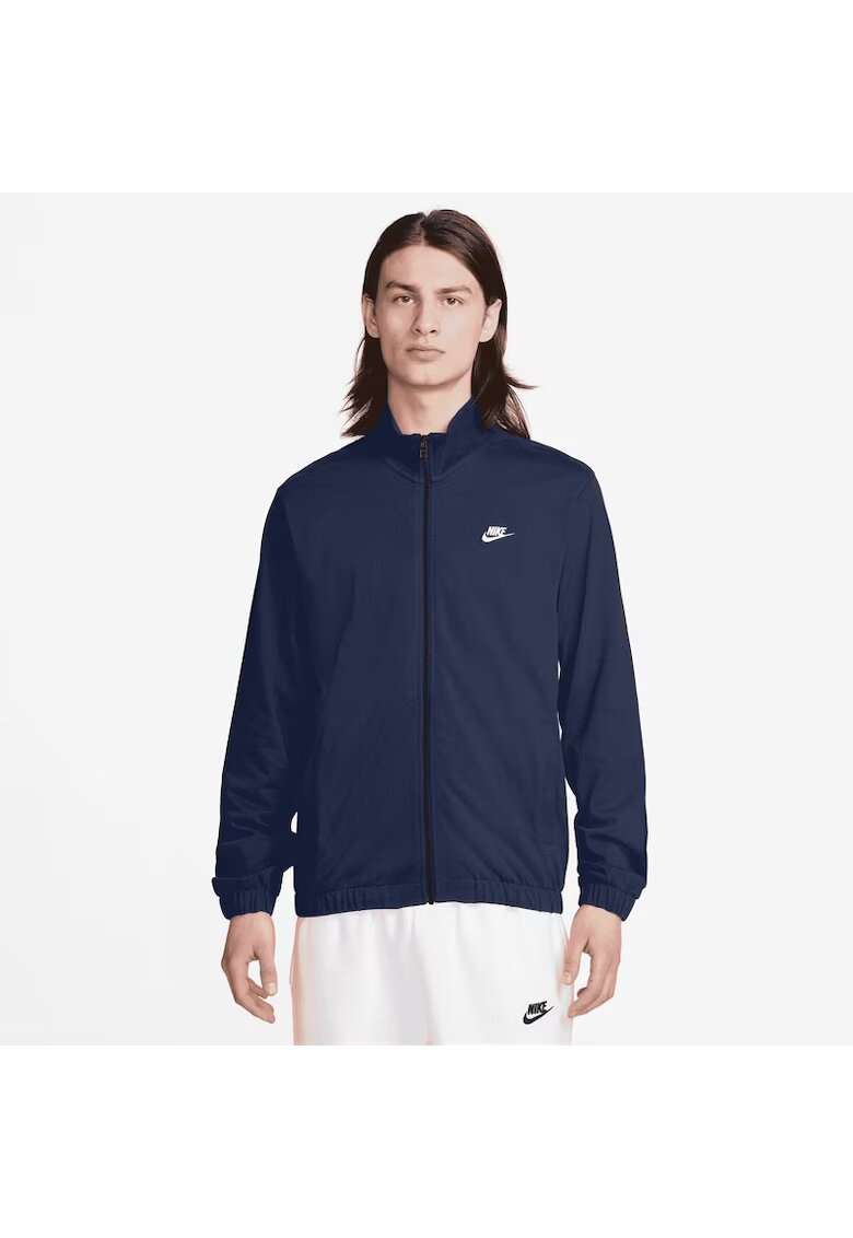 Nike Jacheta pentru Barbati - m nk club knit jkt - FQ3426-410 - Albastru - Albastru