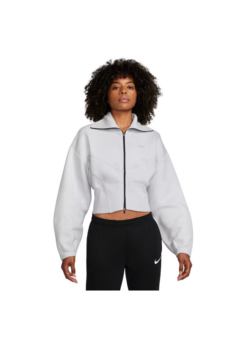 Nike Jacheta pentru Femei - interwnswtchflclsefztrkjktawgx - FQ7809-506 - Argintiu - Argintiu
