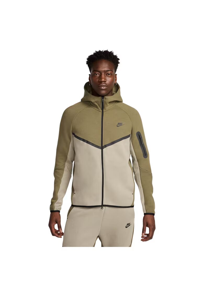 Nike Jacheta sport barbati HV0949 - Bumbac/Poliester - Kaki