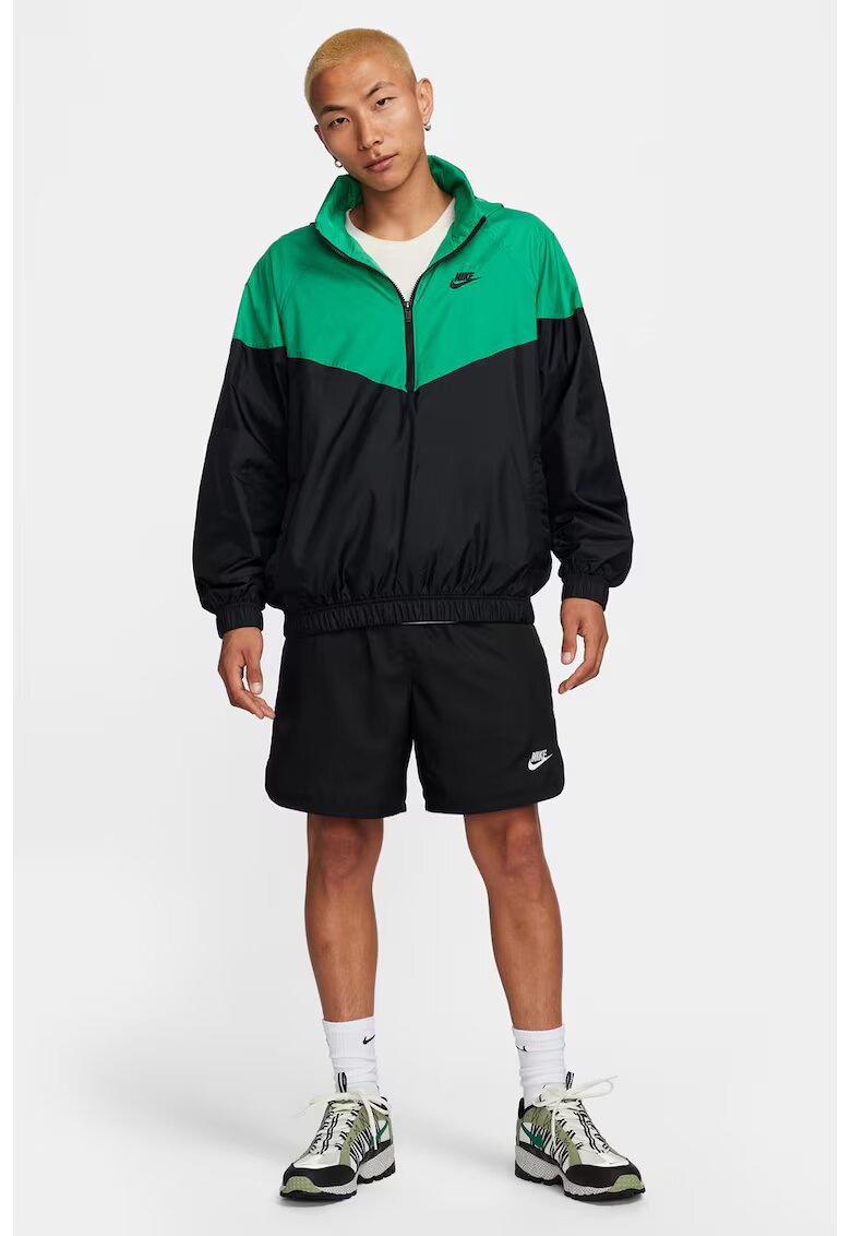 Nike Jacheta Sportswear Windrunner - Verde/Negru