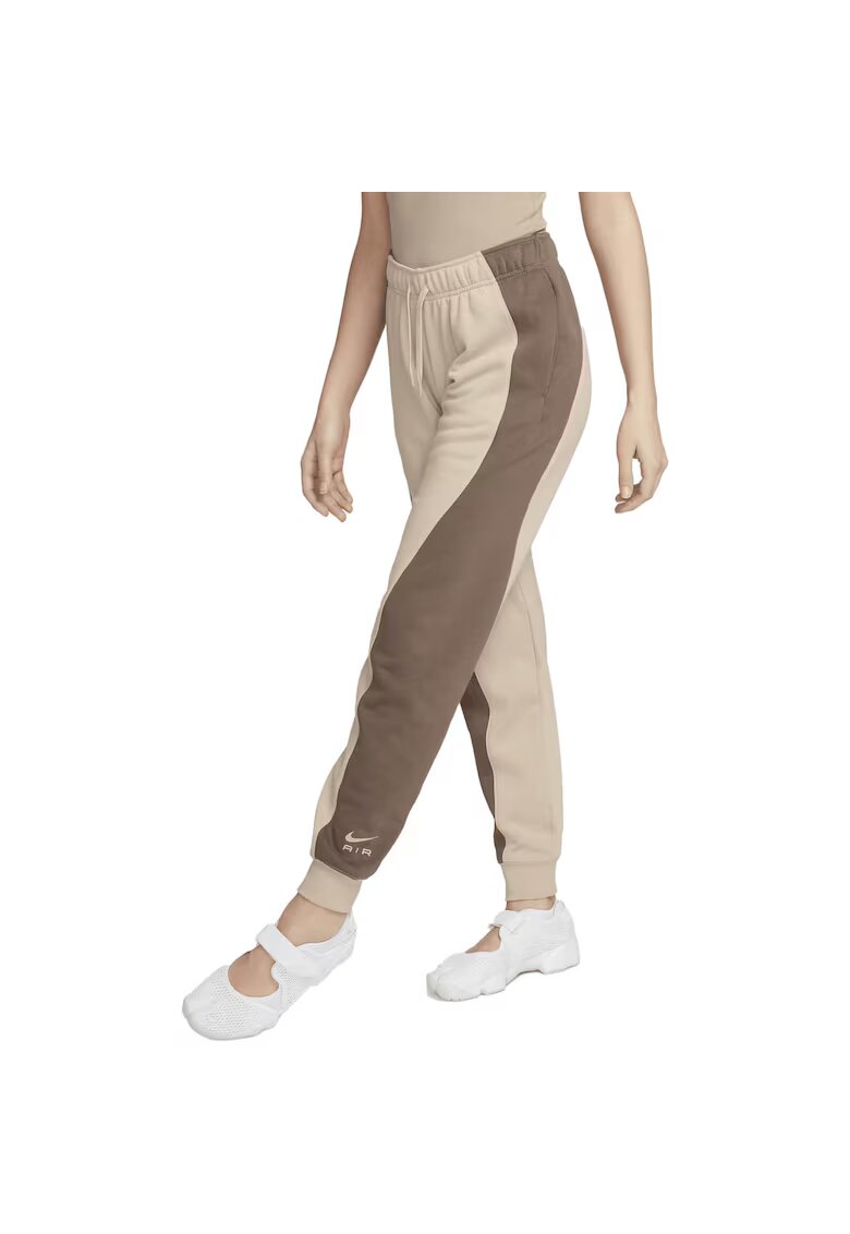 Nike Pantaloni Air Fleece Mid-Rise - DV8050-292 22602 - Bej